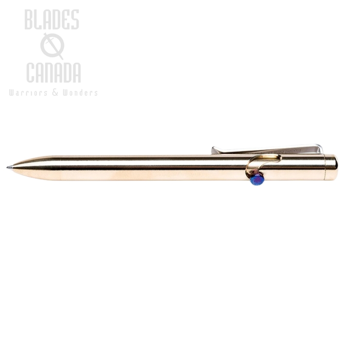 Tactile Turn Bolt Action Pen Short - Bronze w/Timascus Bolt (image for) Tactile Turn Bolt Action Pen Short - Bronze w/Timascus Bolt